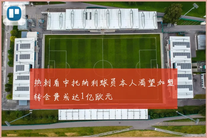 热刺看中托纳利球员本人渴望加盟转会费或达1亿欧元