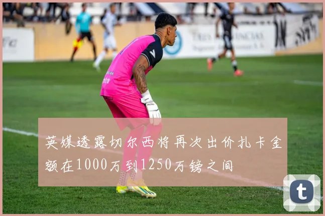 英媒透露切尔西将再次出价扎卡金额在1000万到1250万镑之间